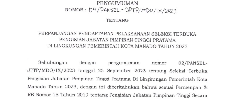 PERPANJANGAN PENDAFTARAN PELAKSANAAN SELEKSI TERBUKA PENGISIAN JABATAN PIMPINAN TINGGI PRATAMA DI LINGKUNGAN PEMERINTAH KOTA MANADO TAHUN 2023 78Untitled.jpg
